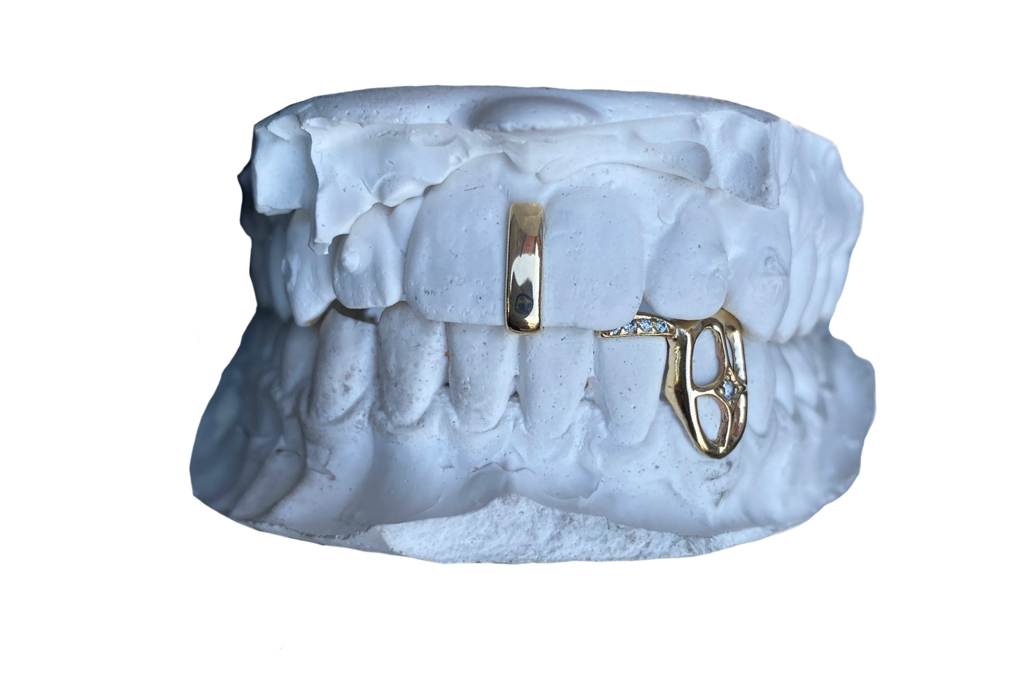 Bar + Open Face w/ Cross and CZ + Ledge w/ CZ