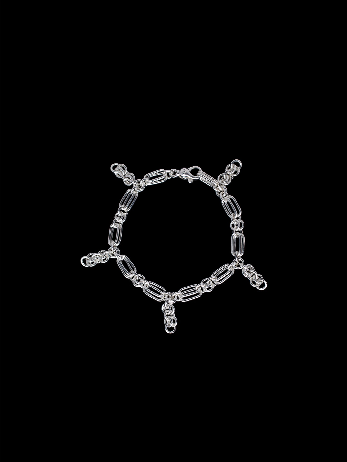 Handmade silver chain bracelet