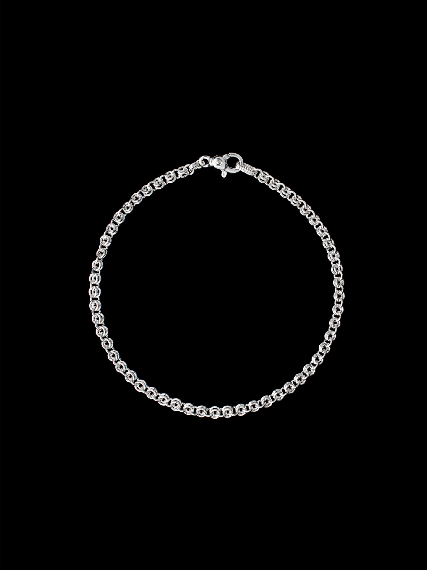 handmade silver chain necklace