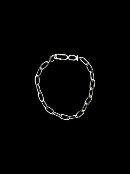 CHAÎNE À MAILLONS OVAUX - BRACELET OU COLLIER 