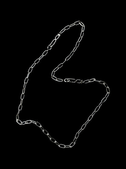 CHAÎNE À MAILLONS OVAUX - BRACELET OU COLLIER 