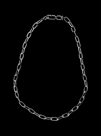 CHAÎNE À MAILLONS OVAUX - BRACELET OU COLLIER 