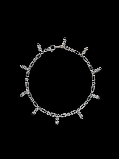 Handmade silver chain necklace