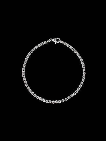 handmade silver chain necklace